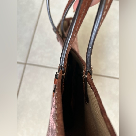 JUICY COUTURE "Choose Juicy" Coated Canvas Shoulder Tote Bag - Picture 13 of 14